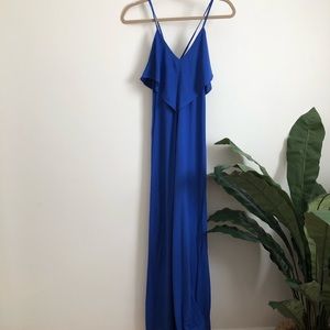 NWOT Royal Blue Lulu’s Maxi Dress